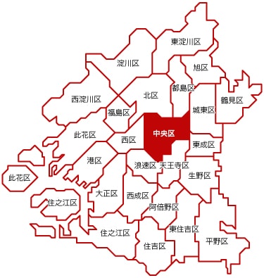 中央区マップ