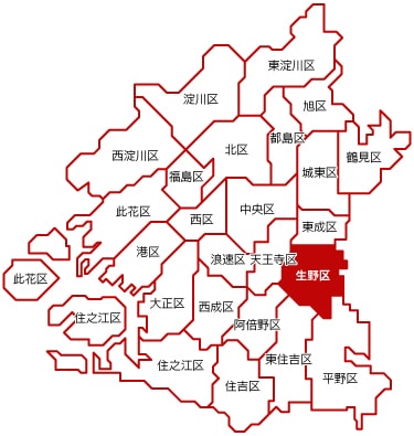 生野区マップ