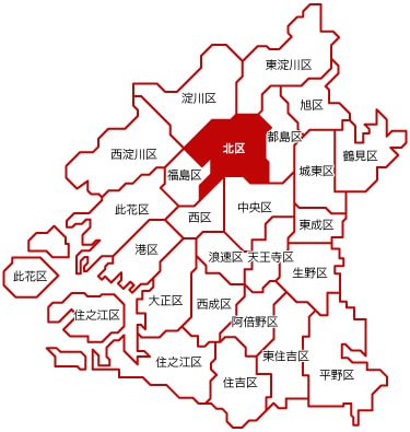 北区マップ