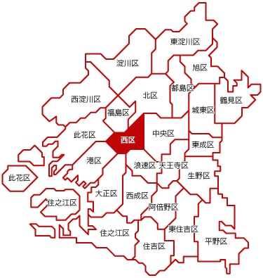 西区マップ