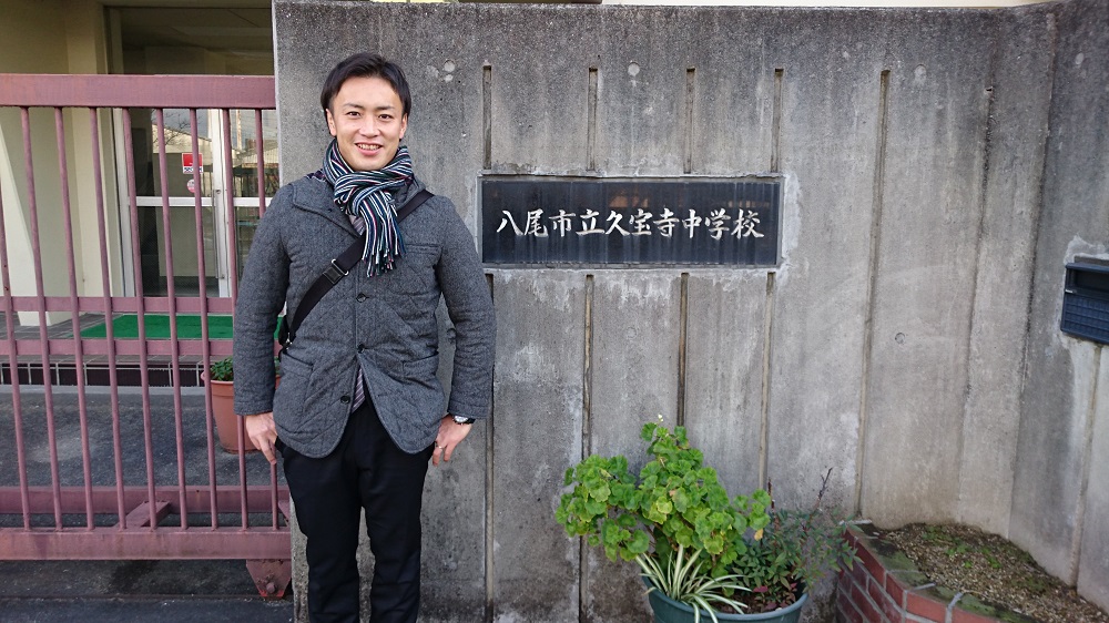 【職業講話】八尾市立久宝寺中学校で職業講話を行いました。