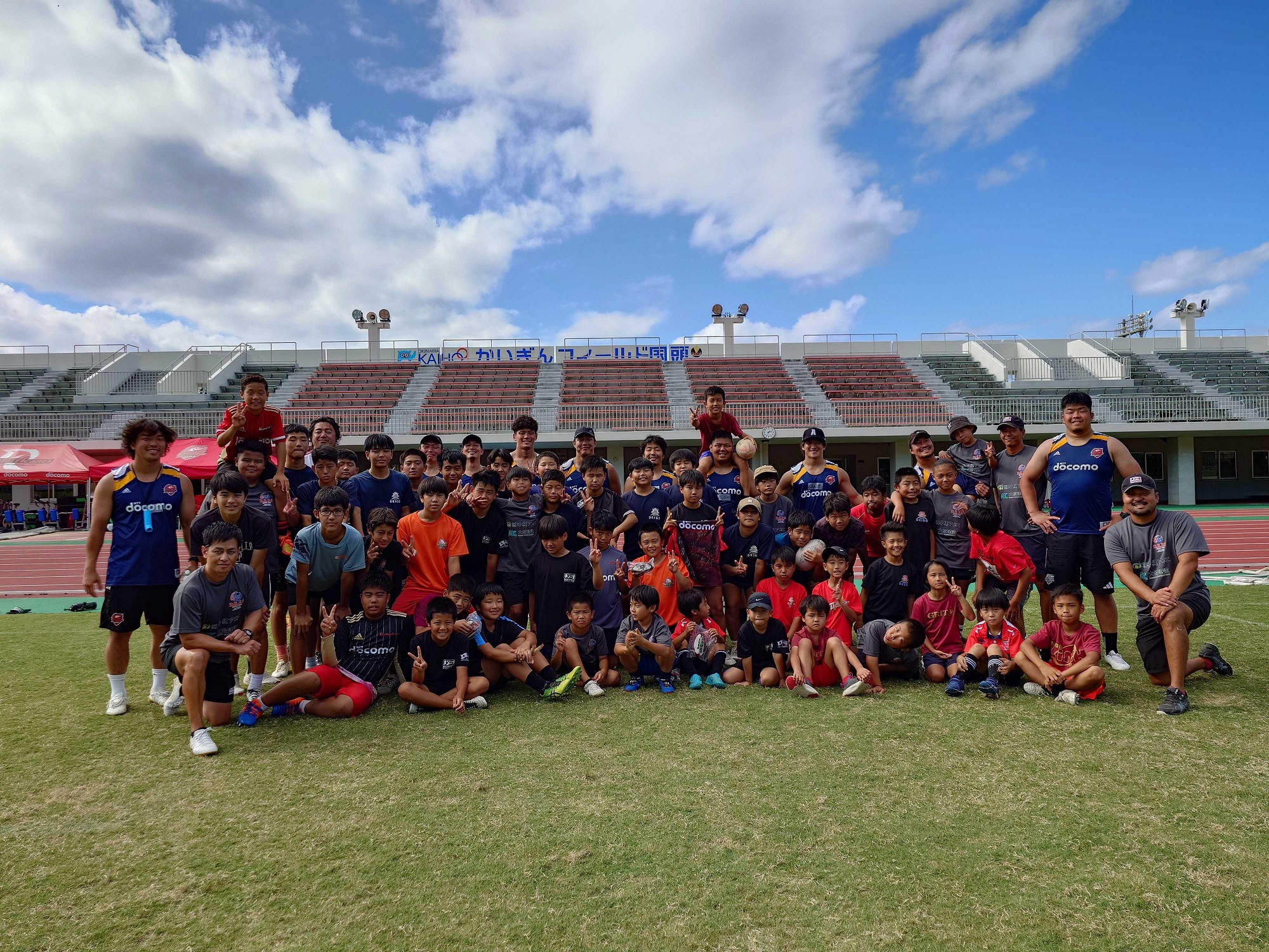 沖縄県国頭村でデイゴラグビークリニックへのラグビークリニックを開催しました！！